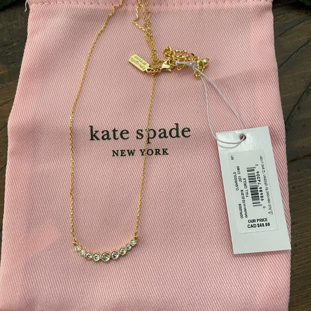 Kate Spade Gold Diamond Nacklace